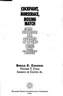 Cover of: Cockfight, horserace, boxing match | 