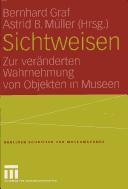 Cover of: Sichtweisen by Bernhard Graf, Astrid B. Müller (Hrsg.).
