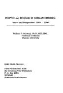 Cover of: Individual dreams in Kenyan history: issues and perspectives, 1895-2006