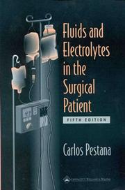 Cover of: Fluids and Electrolytes in the Surgical Patient by Carlos Pestana