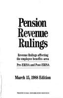 Cover of: Pension Revenue Rulings, 1990 by 