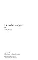 Cover of: Getúlio Vargas : o poder e o sorriso