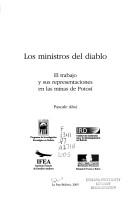 Cover of: Los ministros del diablo by Pascale Absi