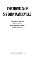 Itinerarium by Sir John Mandeville