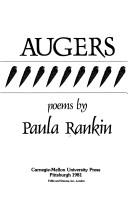 Cover of: Augers: poems