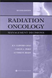 Cover of: Radiation Oncology: Management Decisions