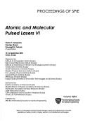 Cover of: Atomic and molecular pulsed lasers VI by International Conference on Atomic and Molecular Pulsed Lasers (6th 2005 Tomsk, Russia)