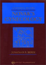 Cover of: Novak's Gynecology by Jonathan S. Berek