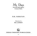 Cover of: My days by Rasipuram Krishnaswamy Narayan