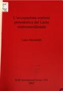 Cover of: L' occupazione costiera protostorica del Lazio centromeridionale