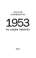 Cover of: 1953: fu legge truffa?