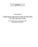 Corporate architecture in Finland in the 1940s and 1950s by Tuija Mikkonen