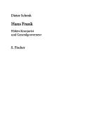 Cover of: Hans Frank: Hitlers Kronjurist und Generalgouverneur