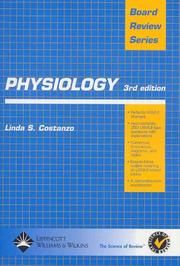 Cover of: Physiology (Board Review Series) (3rd Edition) by Linda S. Costanzo