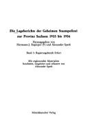 Cover of: Die Lageberichte der Geheimen Staatspolizei zur Provinz Sachsen 1933 bis 1936