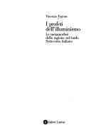 Cover of: I profeti dell'illuminismo by Vincenzo Ferrone