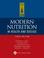 Cover of: Modern nutrition in health and disease