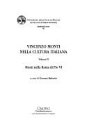 Vincenzo Monti nella cultura italiana by Gennaro Barbarisi