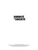 Cover of: Surdité et société by sous la direction de Daniel Daigle, Anne-Marie Parisot ; préface de Philip M. Prinz.