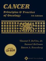 Cover of: Cancer by Vincent T. Devita, Samuel Hellman, Steven A. Rosenberg