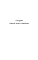 Cover of: Le stagiaire: roman d'un président de la république