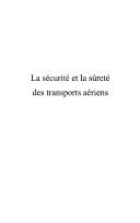 Cover of: La sécurité et la sûreté des transports aériens