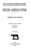 Cover of: Abrégé des Césars