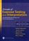 Cover of: Principles of Exercise Testing and Interpretation