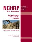 Cover of: Rock-socketed shafts for highway structure foundations