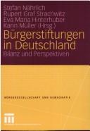 Cover of: Bürgerstiftungen in Deutschland: Bilanz und Perspektiven