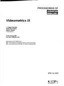 Cover of: Videometrics IX: 29-30 January 2007, San Jose, California, USA