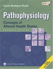 Cover of: Pathophysiology by Carol Mattson Porth