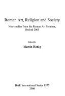Cover of: Roman art, religion, and society | 