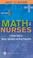 Cover of: Math for Nurses