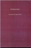 Cover of: Südosteuropa: von vormoderner Vielfalt und nationalstaatlicher Vereinheitlichung : Festschrift für Edgar Hösch