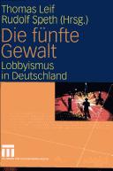 Cover of: Die fünfte Gewalt by Thomas Leif, Rudolf Speth (Hrsg.).