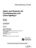 Cover of: Optics and photonics for counterterrorism and crime fighting II: 11-12 September, 2006, Stockholm, Sweden