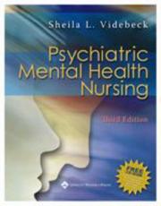 Cover of: Psychiatric mental health nursing by Sheila L. Videbeck