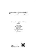 Cover of: Democracia y gerencia política: innovación en valores, instrumentos y prácticas