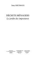 Cover of: Déchets ménagers by Dany Dietmann