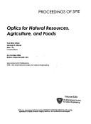 Cover of: Optics for natural resources, agriculture, and foods: 3-4 October 2006, Boston, Massachusetts, USA