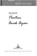 Cover of: Pantun anak ayam by Ajip Rosidi