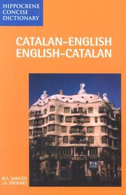 Catalan-English, English-Catalan dictionary by M. S. Sabater, J. A. Freixinet