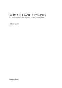 Cover of: Roma e Lazio 1870-1945: la costruzione della capitale e della sua regione