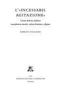 Cover of: L'" incessabil agitazione" by Fabrizio Fiaschini
