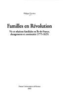 Cover of: Familles en Révolution by Philippe Daumas, Philippe Daumas