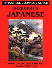 Cover of: Beginner's Japanese (Beginner's Series)