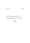 Cover of: Good practice guidance for refurbishing occupied buildings
