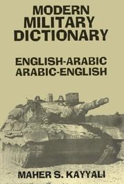 Cover of: Modern military dictionary: English-Arabic, Arabic-English