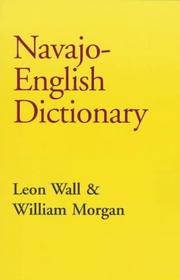 Cover of: Navajo-English Dictionary (Hippocrene Dictionary)